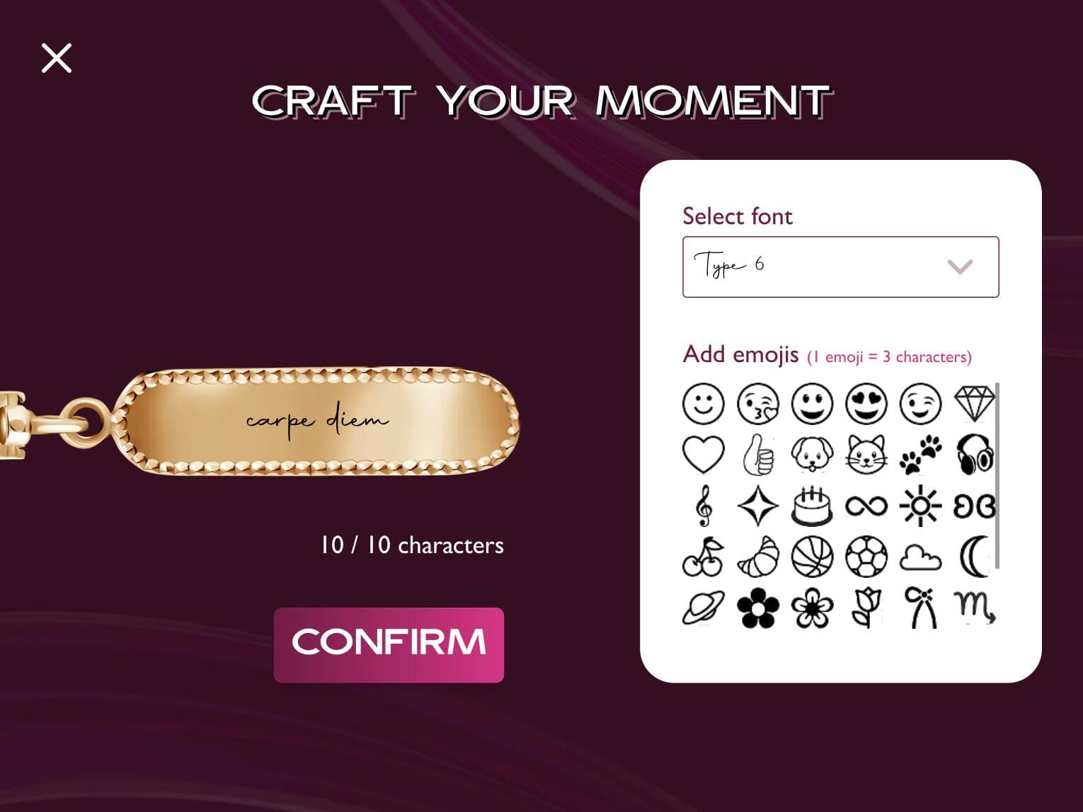 frank and co engraved moments